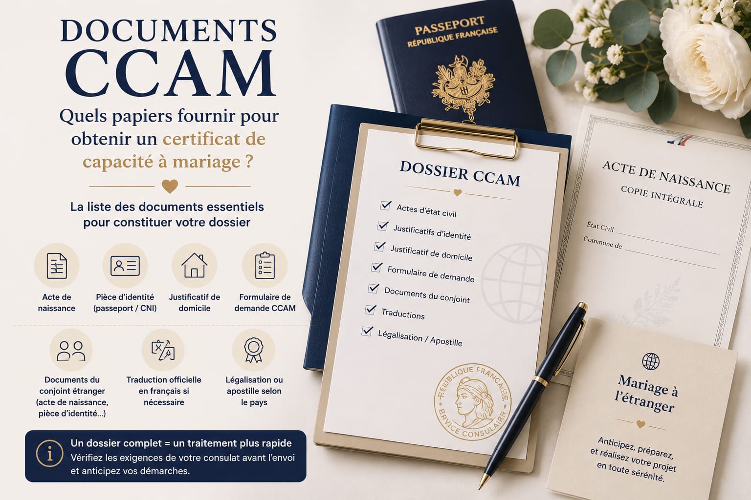 Documents CCAM mariage franco-vietnamien
