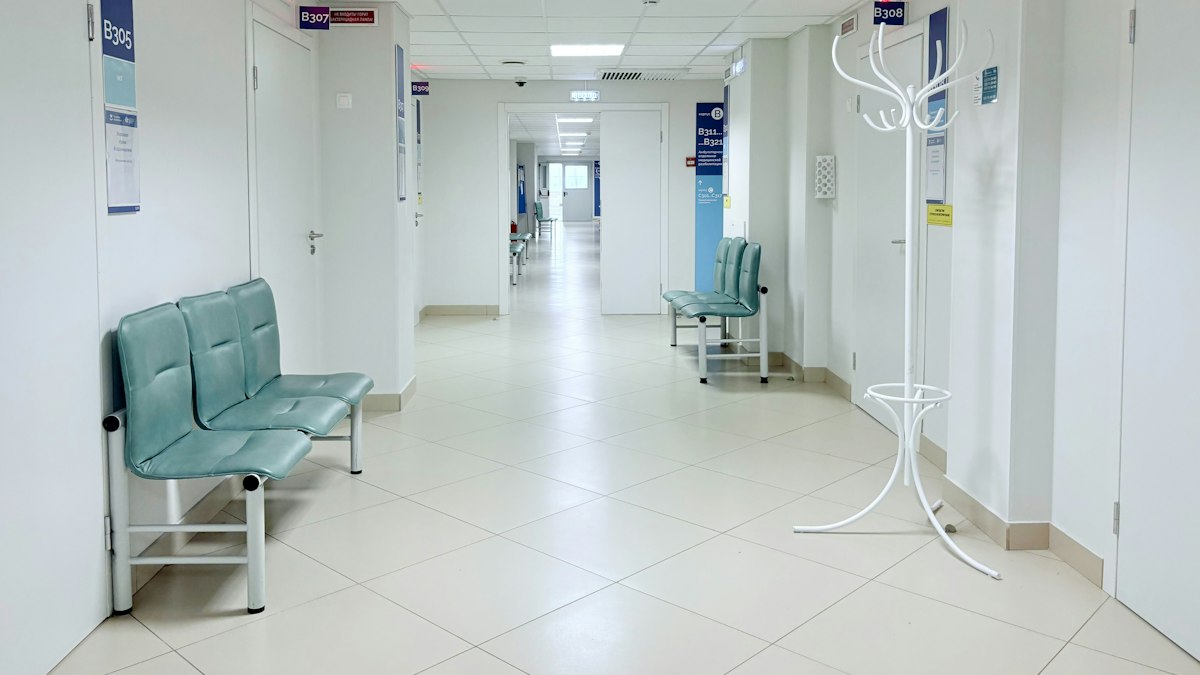 Couloir d'un hôpital