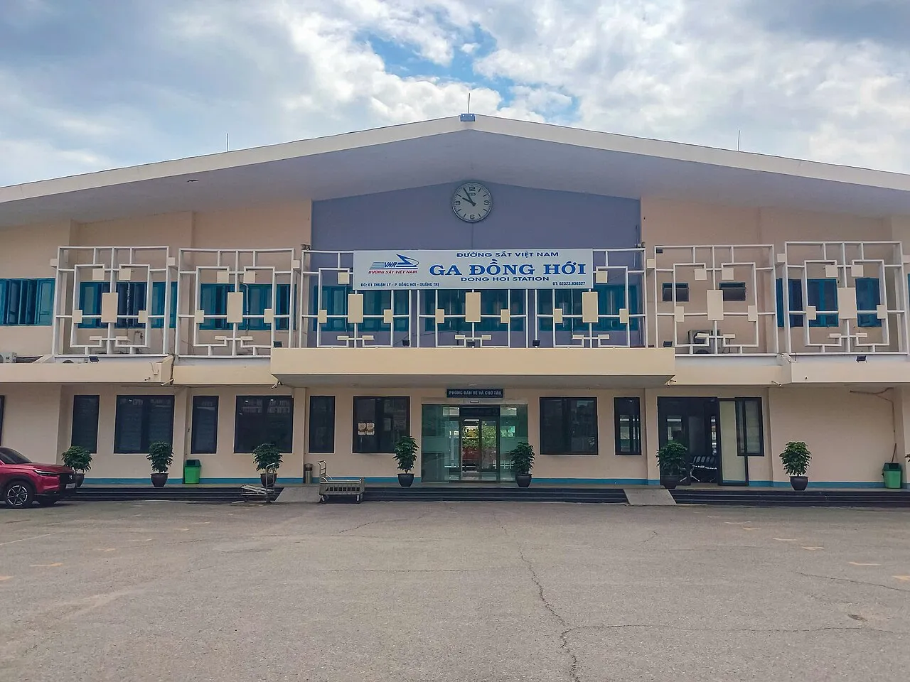 La gare de Đồng Hới, en mai 2026