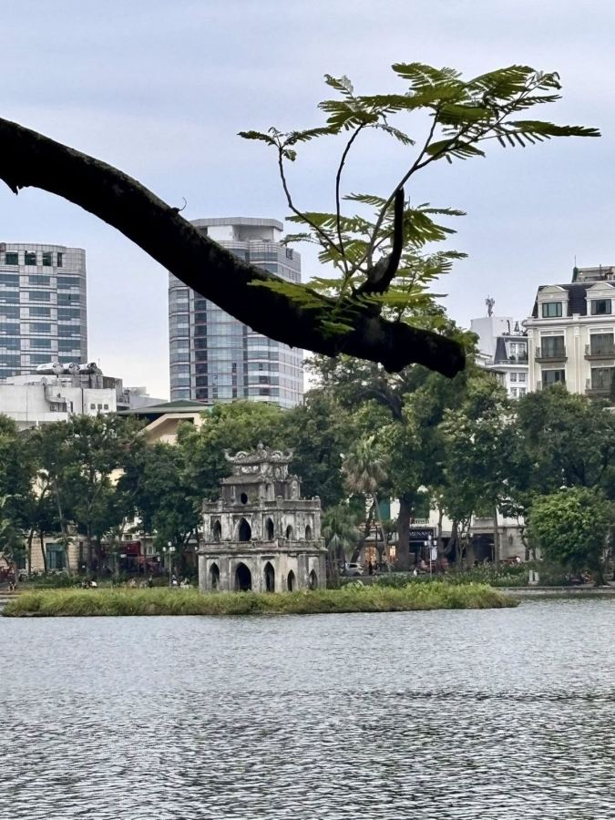 Tour de la Tortue, lac Hoàn Kiếm, Hanoï